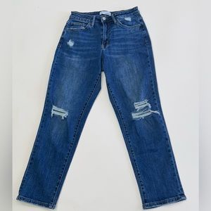 Dark Blue Vervet mom jeans size 27